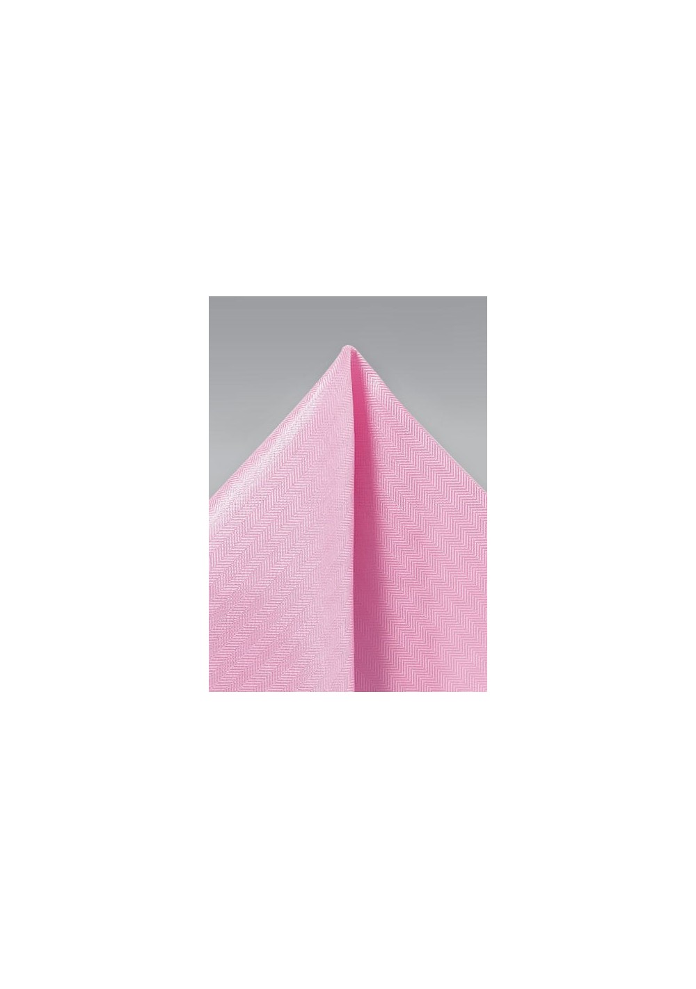 Carnation Pink Textured Pocket Square