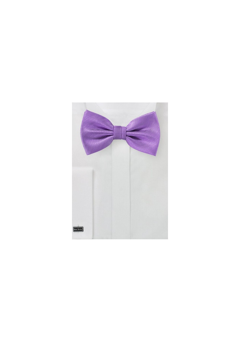 Textured Bow Tie in Violet