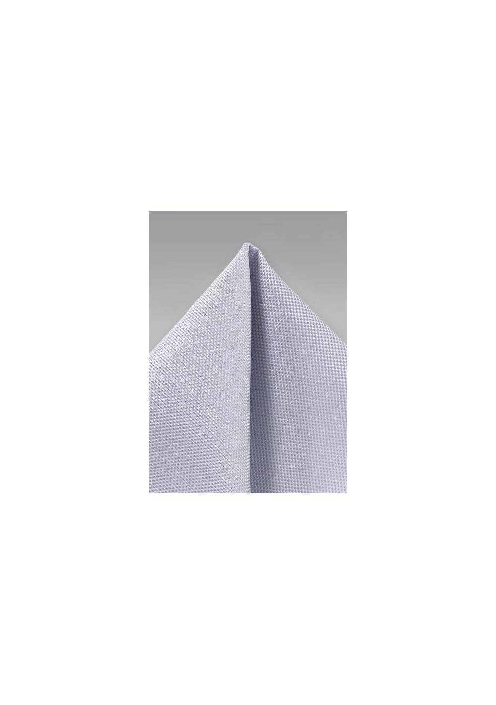 Classic Silver Textured Hanky