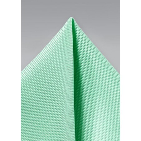Textured Pocket Square in Mint
