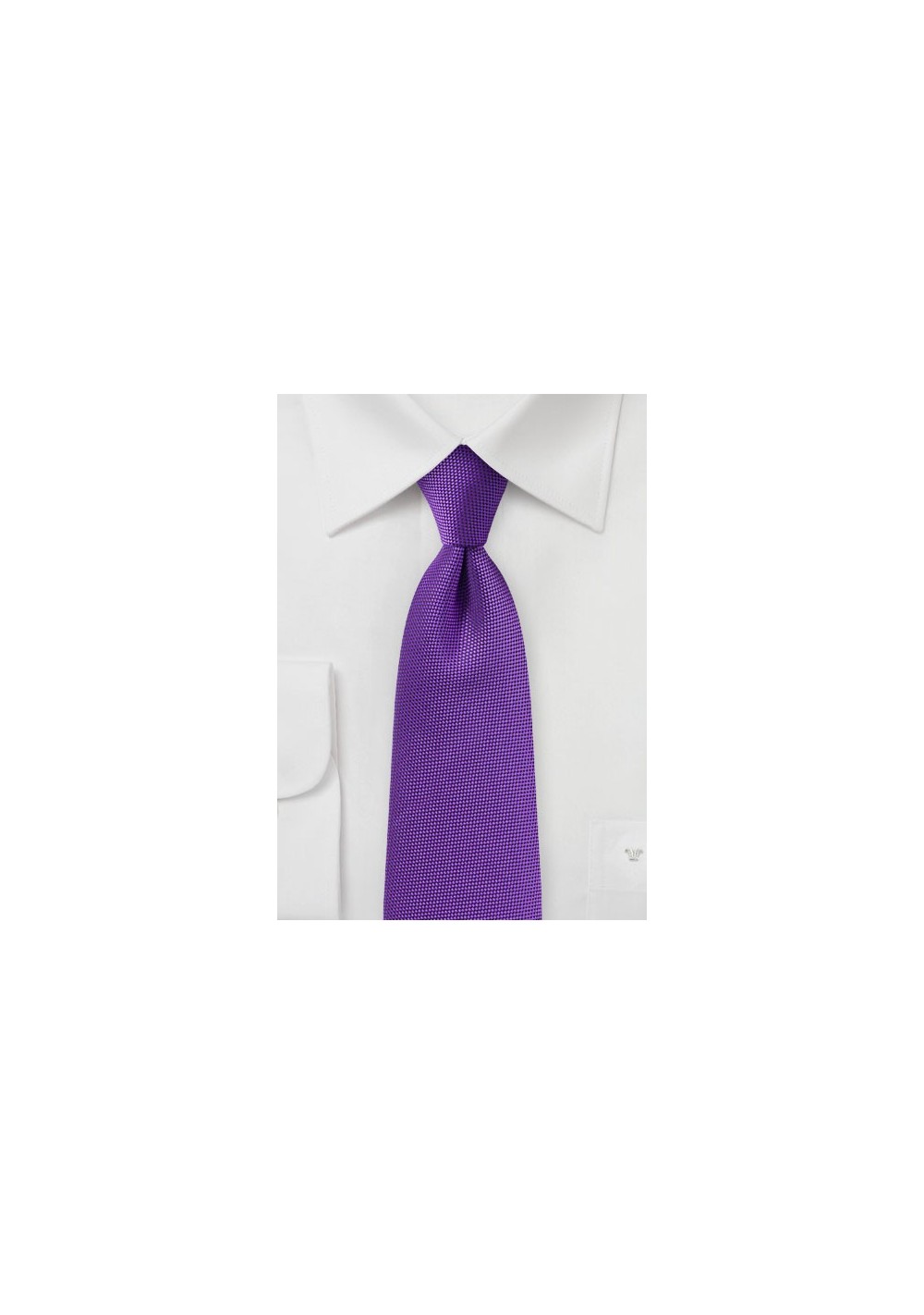 Rich Violet Purple Textured Tie