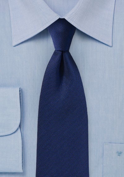 Menswear Navy Textured Tie