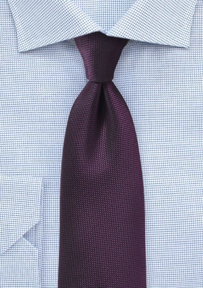 Matte Tie in Grape