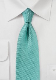 Mermaid Blue Matte Finish Tie