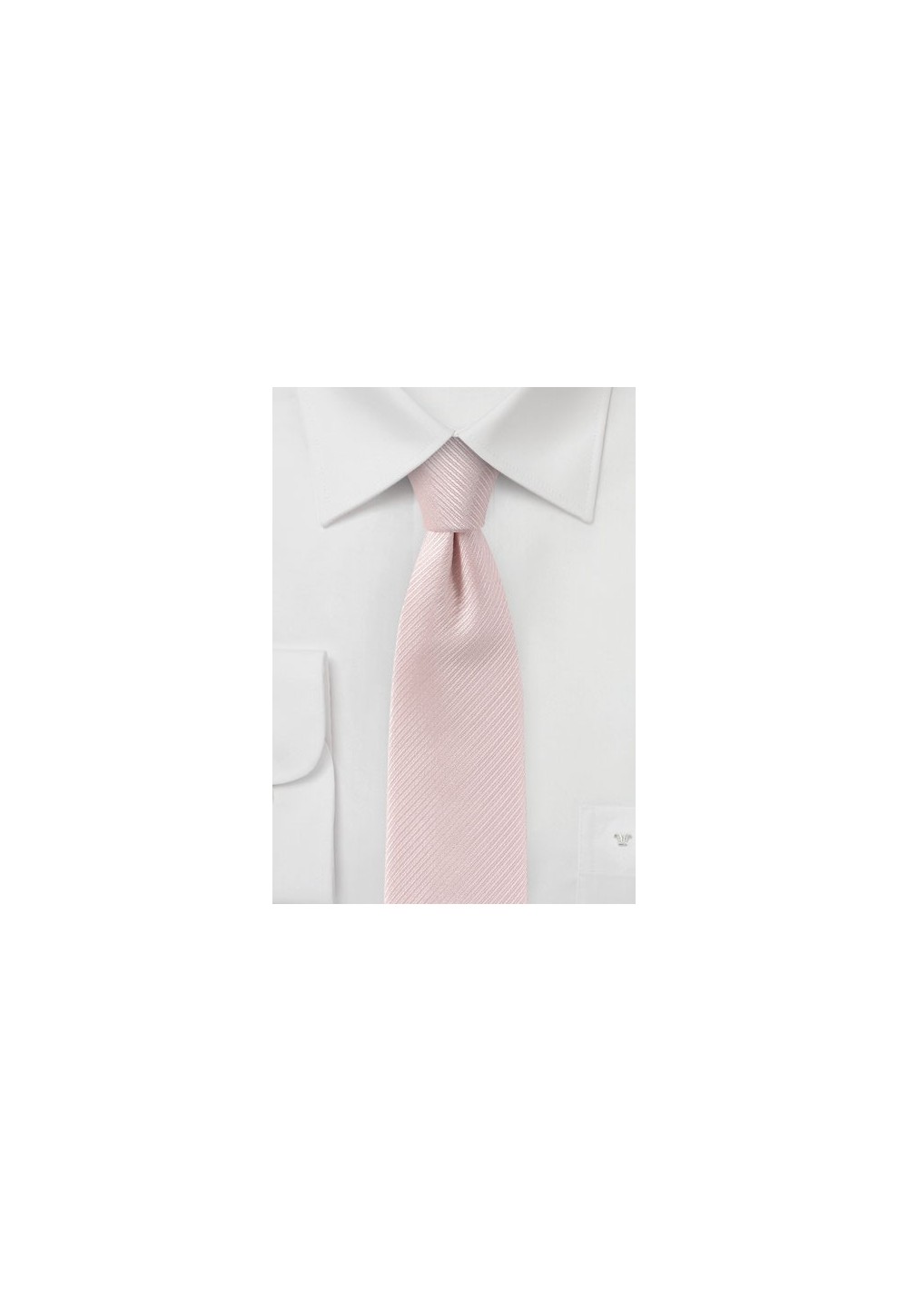 Pastel Pink Skinny Tie