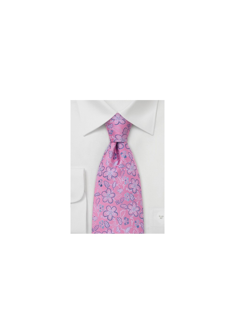 Pink Silk Tie by Chevalier