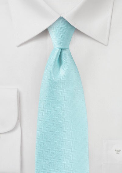 Pool Blue Textured Tie
