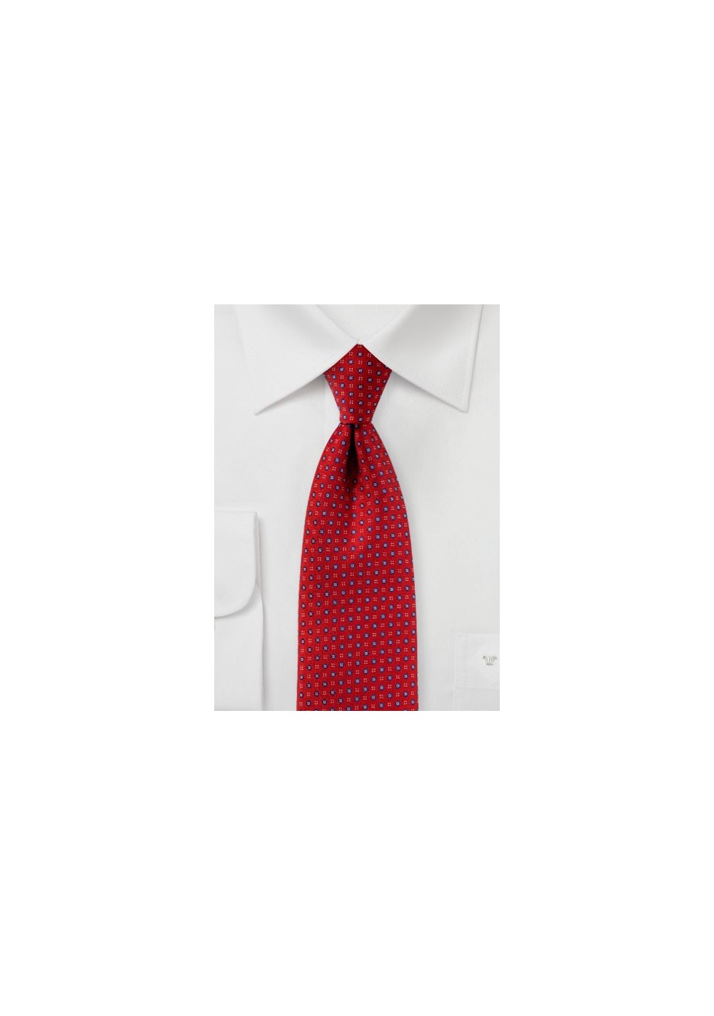 Crimson Red Mens Tie
