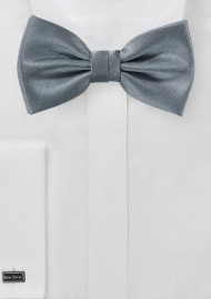 Elegant Bow Tie in Obsidian Gray