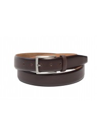 dark brown mens leather belt