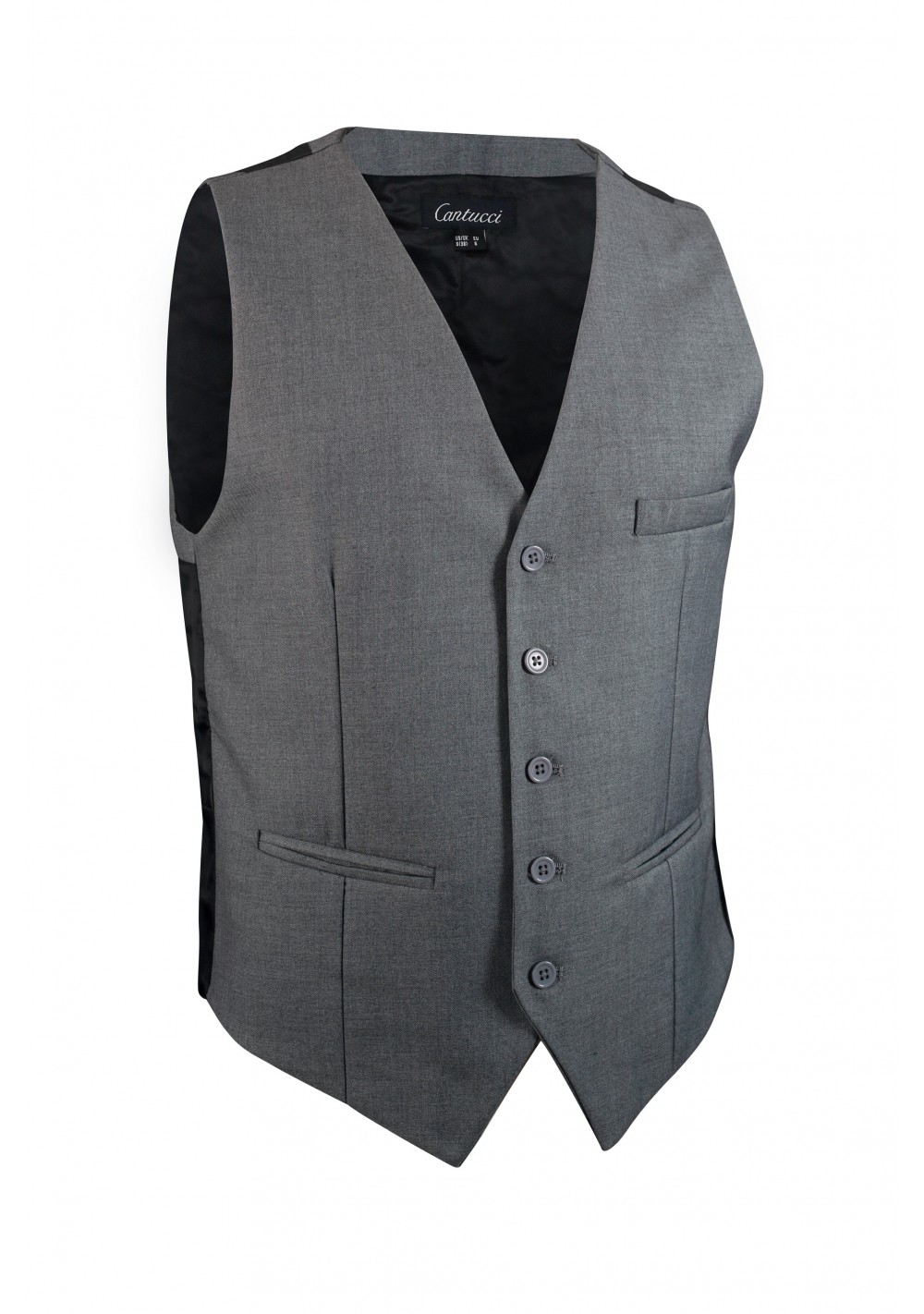 gray dress vest for men
