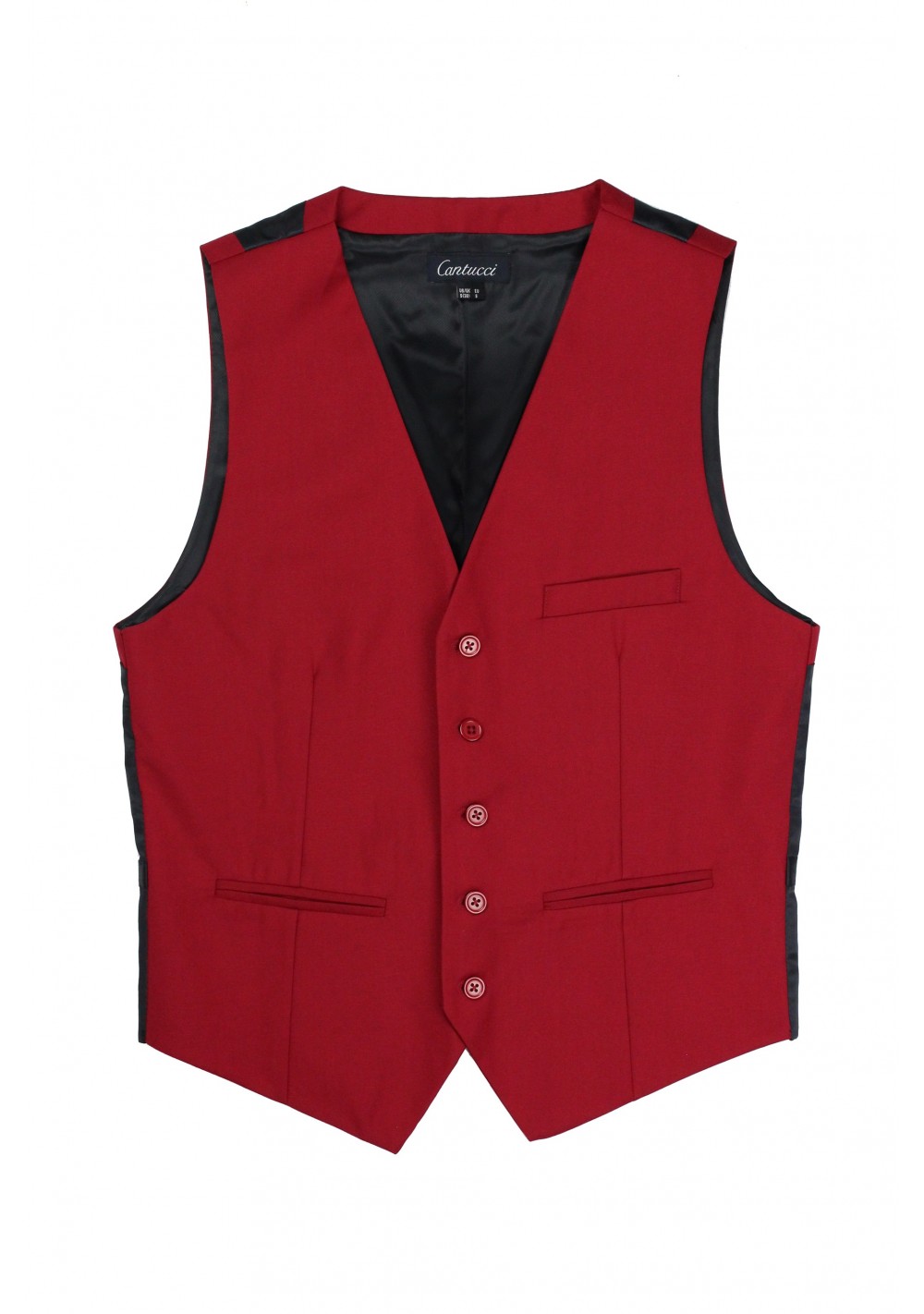 Classic Suit Vest in Cherry Red | Cheap-Neckties.com