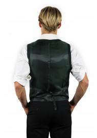 styled mens vest in green