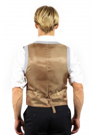 gold backside on vest