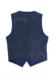 backside mens vest blue