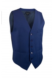 indigo blue suit vest