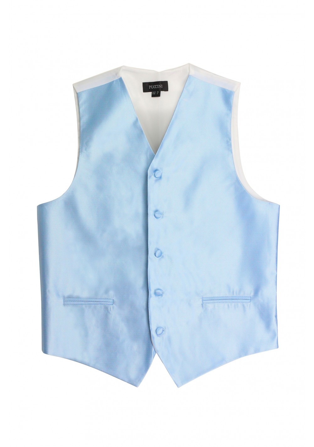 Men's Dress Vest in Capri Blue | Cheap-Neckties.com