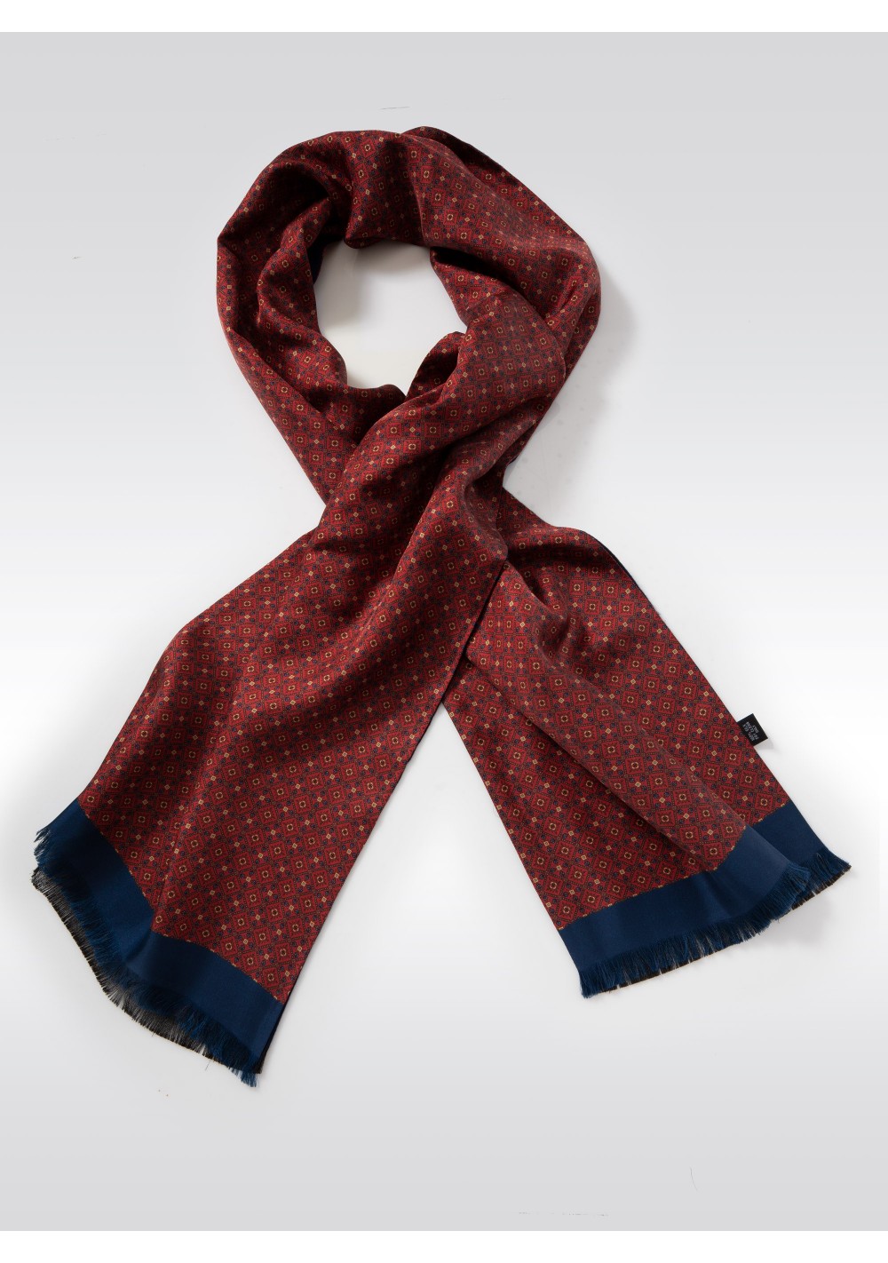 Oversized Silk Scarf in Victorian Design Print | Cheap-Neckties.com