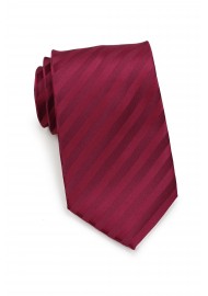 Single color burgundy red tie - Stain resistant microfiber tie in burgundy red