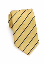 Yellow and Blue Kids Tie with Stripes