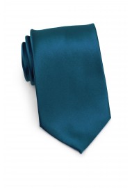 XL Mens Tie in Dark Teal-Blue