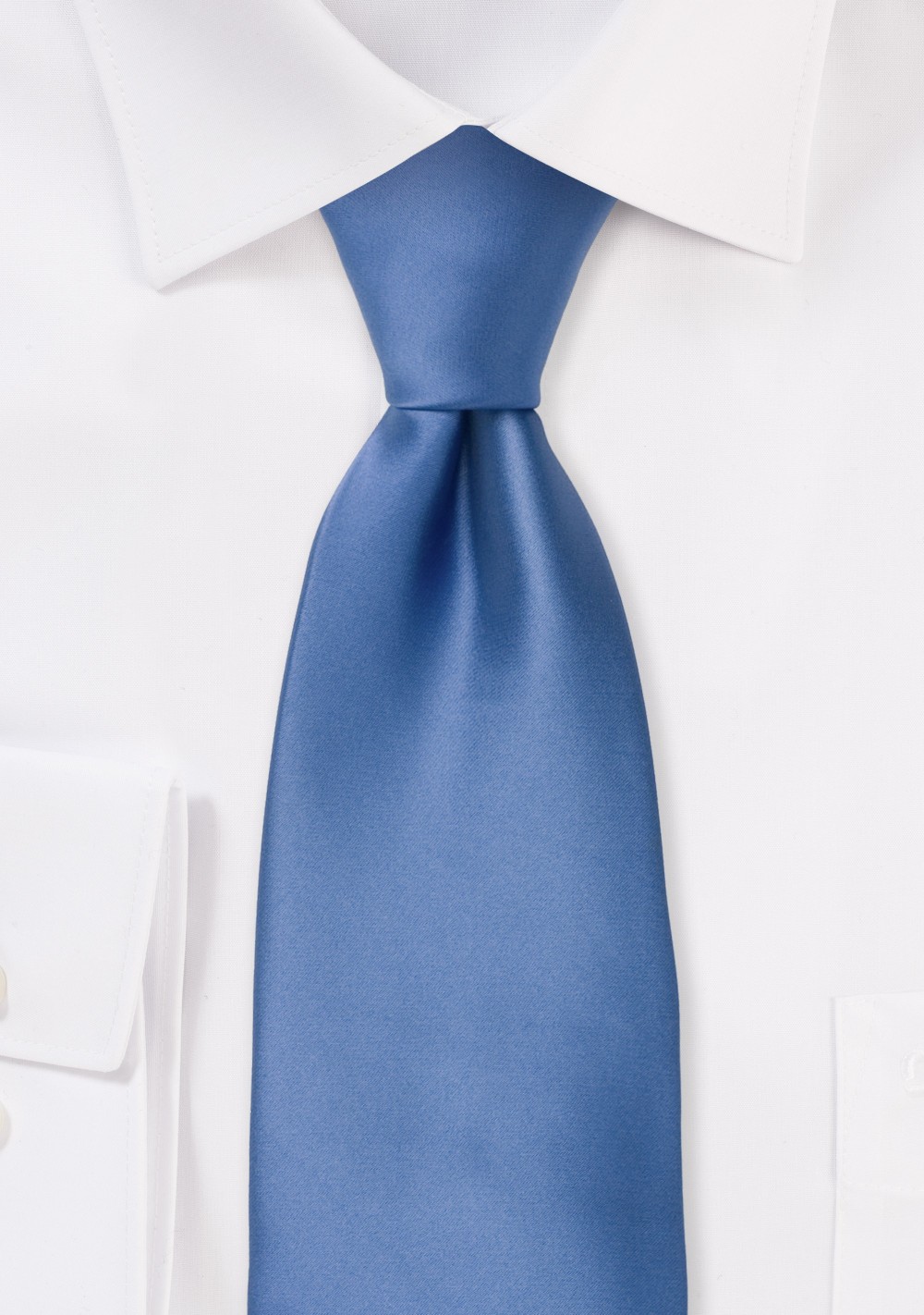 Blue ties - Solid blue necktie | Cheap-Neckties.com