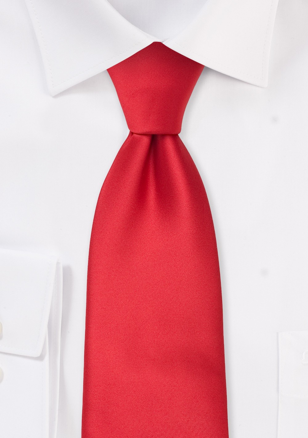 Bright Red Tie in XL