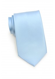 Solid light blue ties - Light blue men's necktie