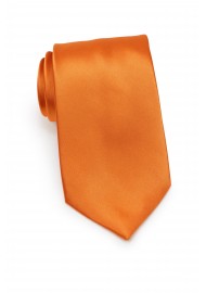 Kids Tie in Persimmon Orange