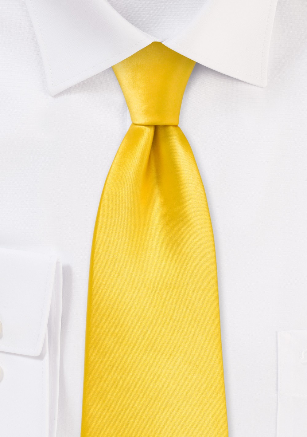 Sunbeam Yellow Necktie in XL Length