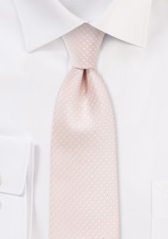 Blush Pink Pin Dot Tie