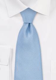 Grenadine Textured Men's Tie in Sky Blue