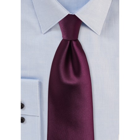 Plum Colored XL Tie