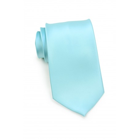 Light Turquoise Blue Necktie