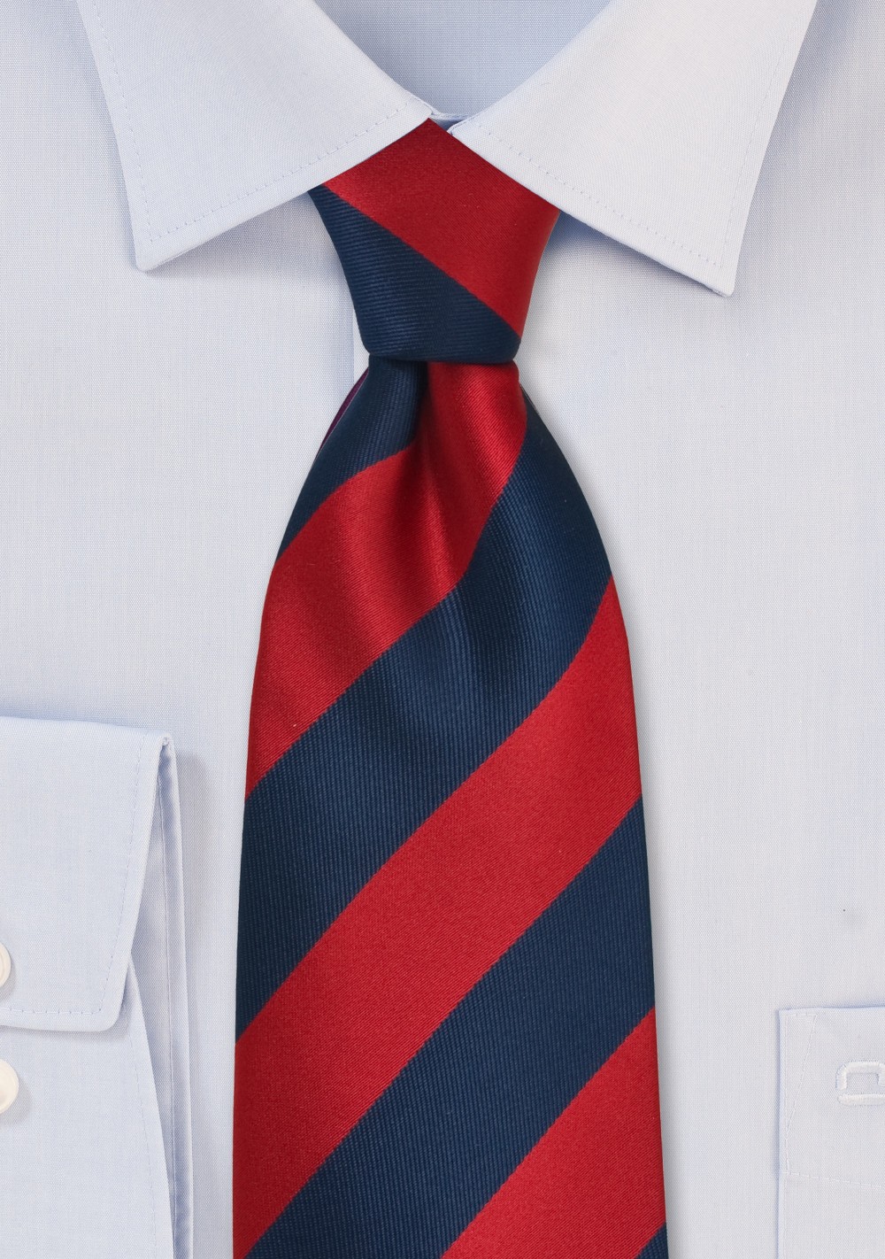 Navy and Red Necktie for Kids
