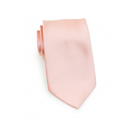 Peach Blush Pink Necktie