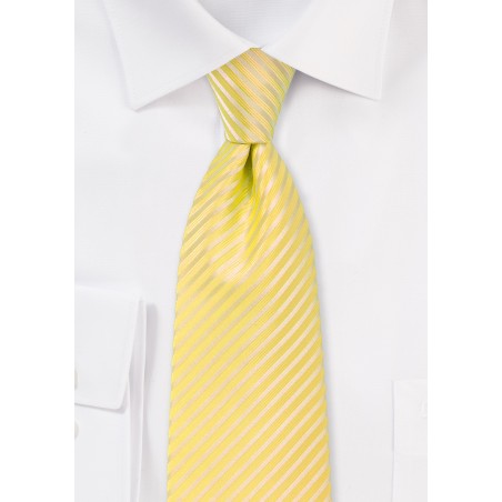 Spring and Summer Tie in Bright Yellow