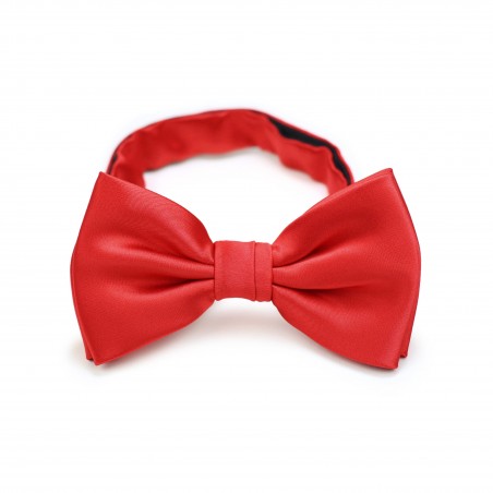 Kids Bow Tie in Bright Red