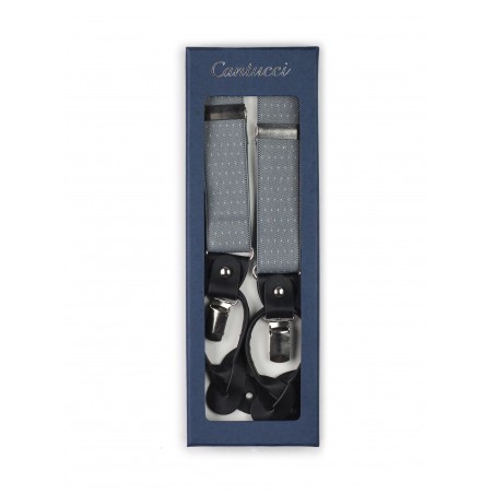 gray dress suspenders for suits and formalwear