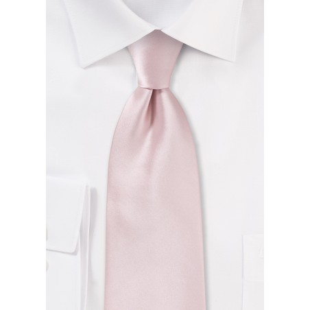 Kids Tie in Blush Pink