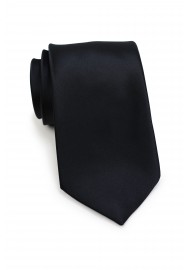 Kids Size Neck Tie in Solid Black