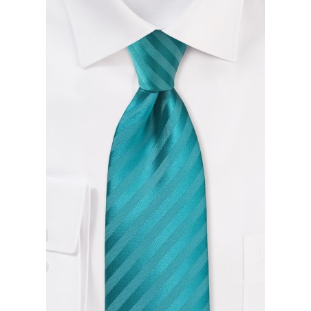Bright Oasis Striped Necktie