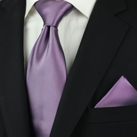 Wisteria Colored Necktie Styled