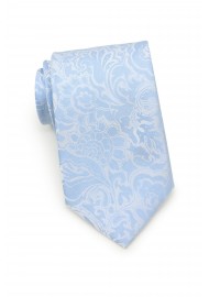 Paisley Tie in Winter Sky Blue