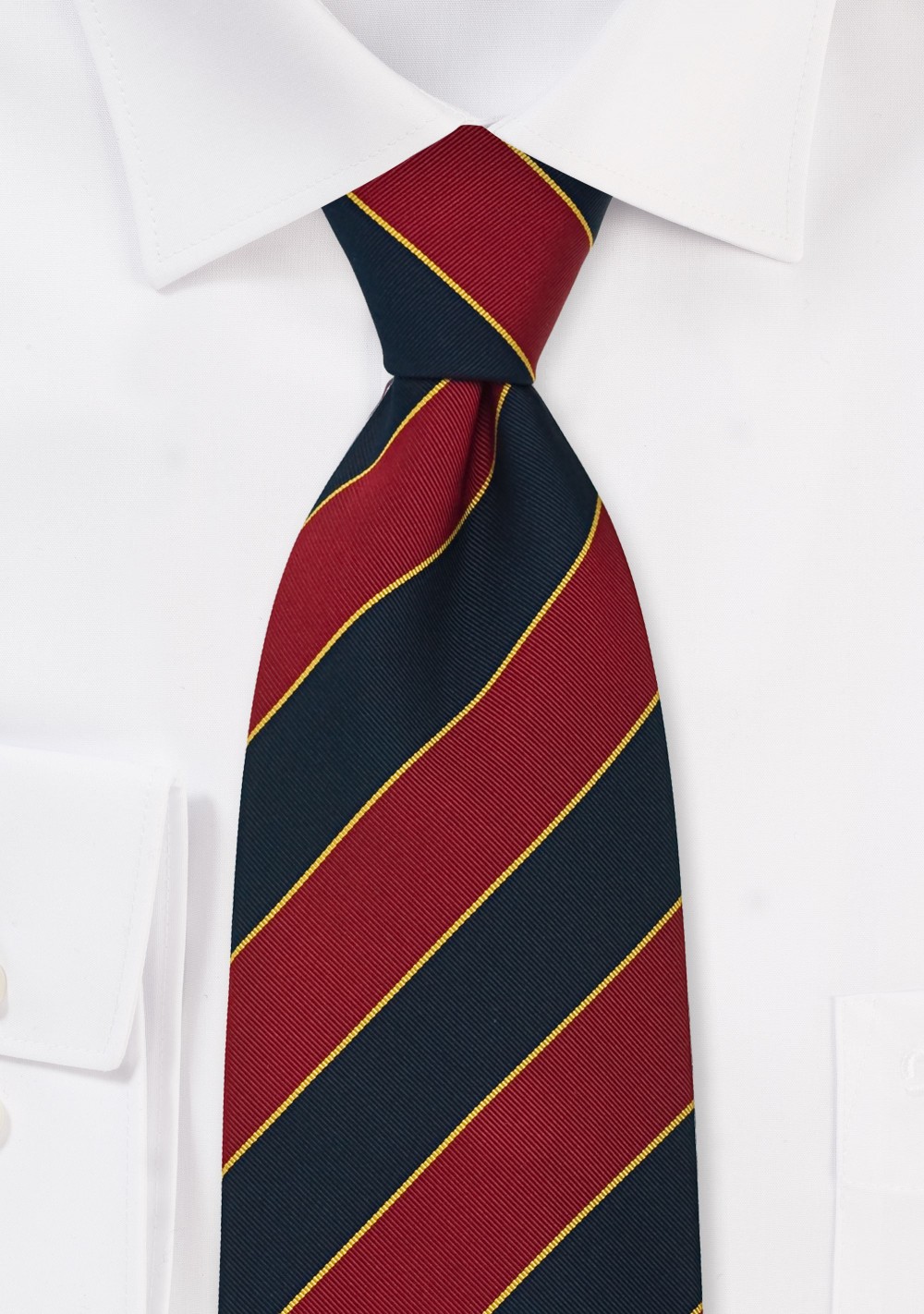 Extra Long British Neck Ties -  Regimental Tie "Oxford" by Parsley