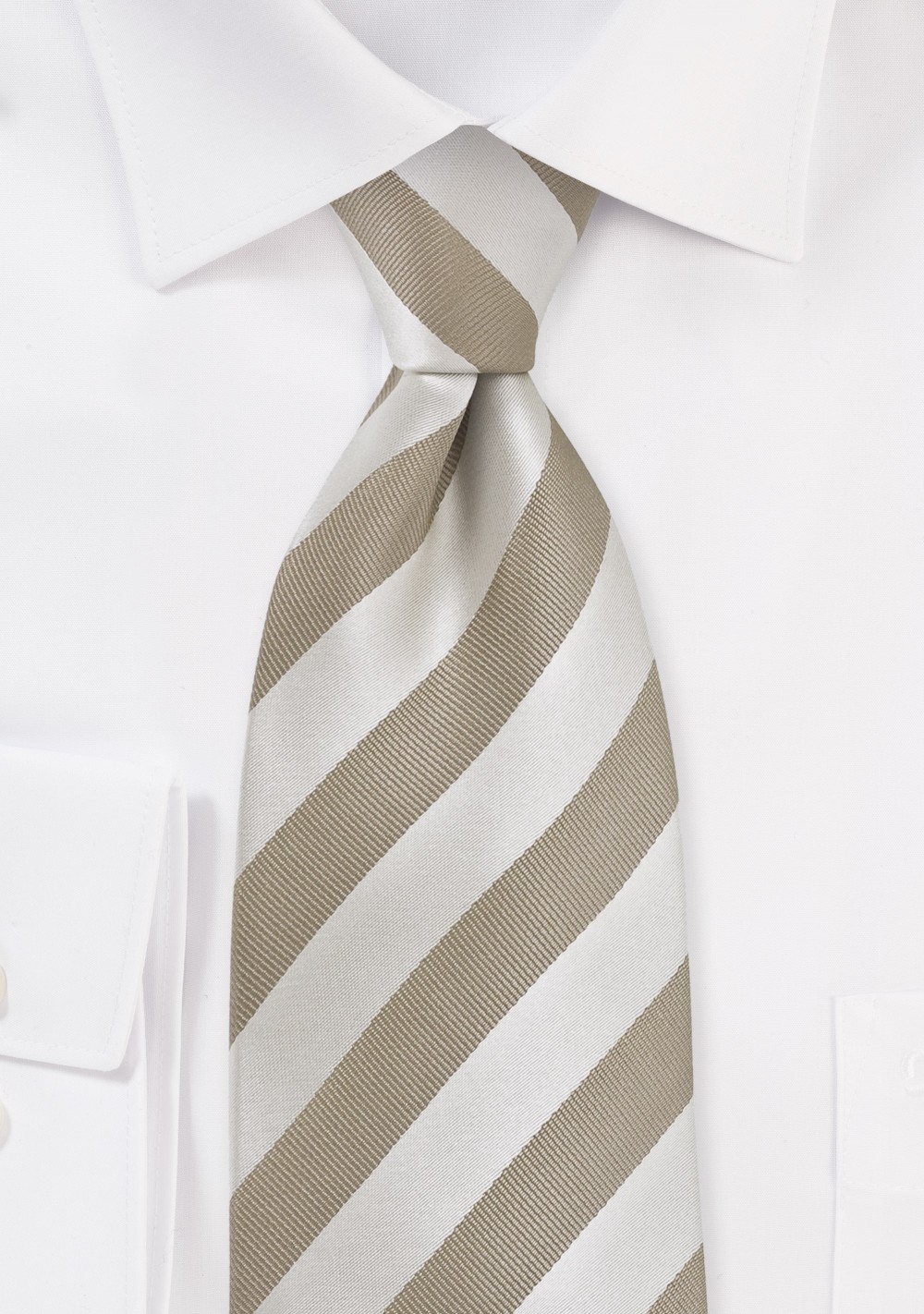Soft Gold Striped Tie