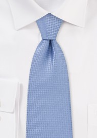 Light Blue Matte Finish Tie in XL