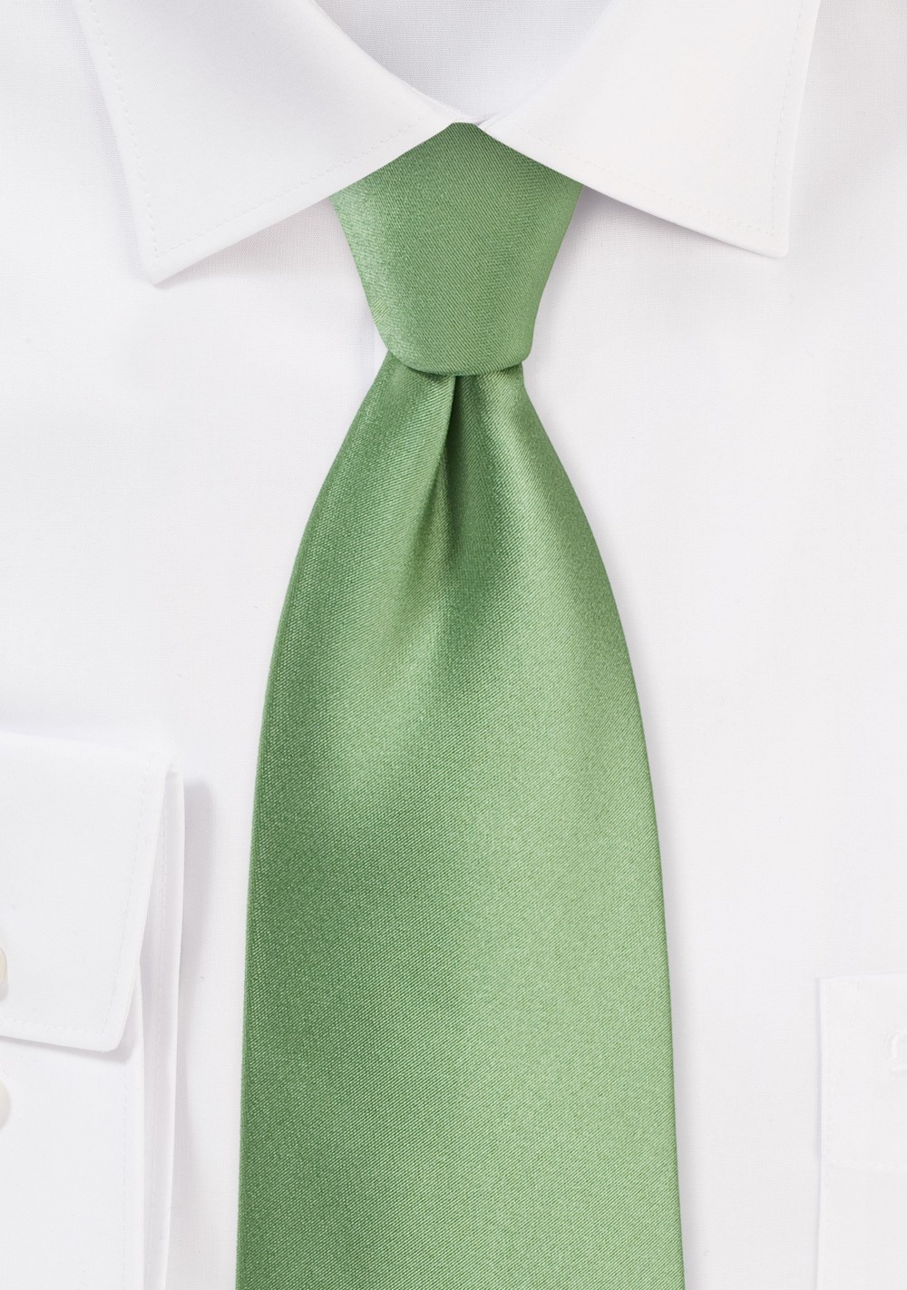 Sage Color Tie for Tall Men