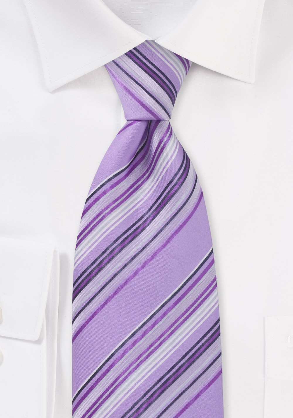 Amethyst Purple Striped Tie