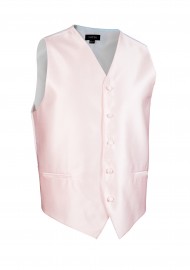 Textured Formal Dress Vest in Blush Pink